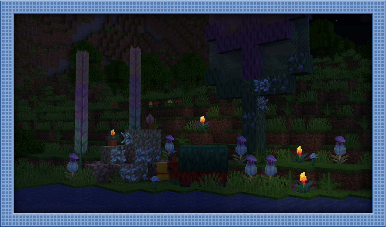 Lit Torchflowers, Nightshade, and Vessel Ferns!